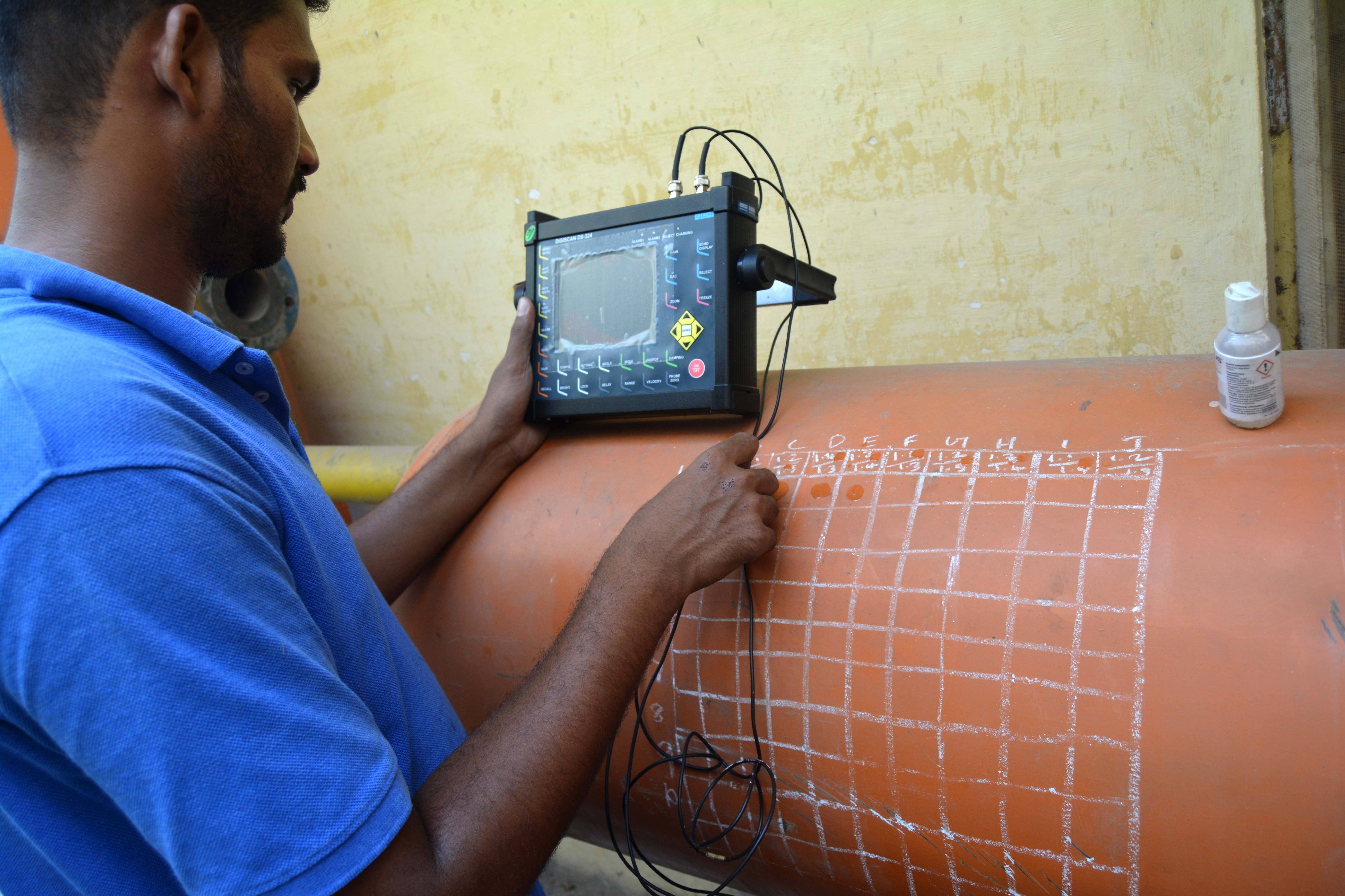 Ultrasonic Corrosion Mapping @ BPCL